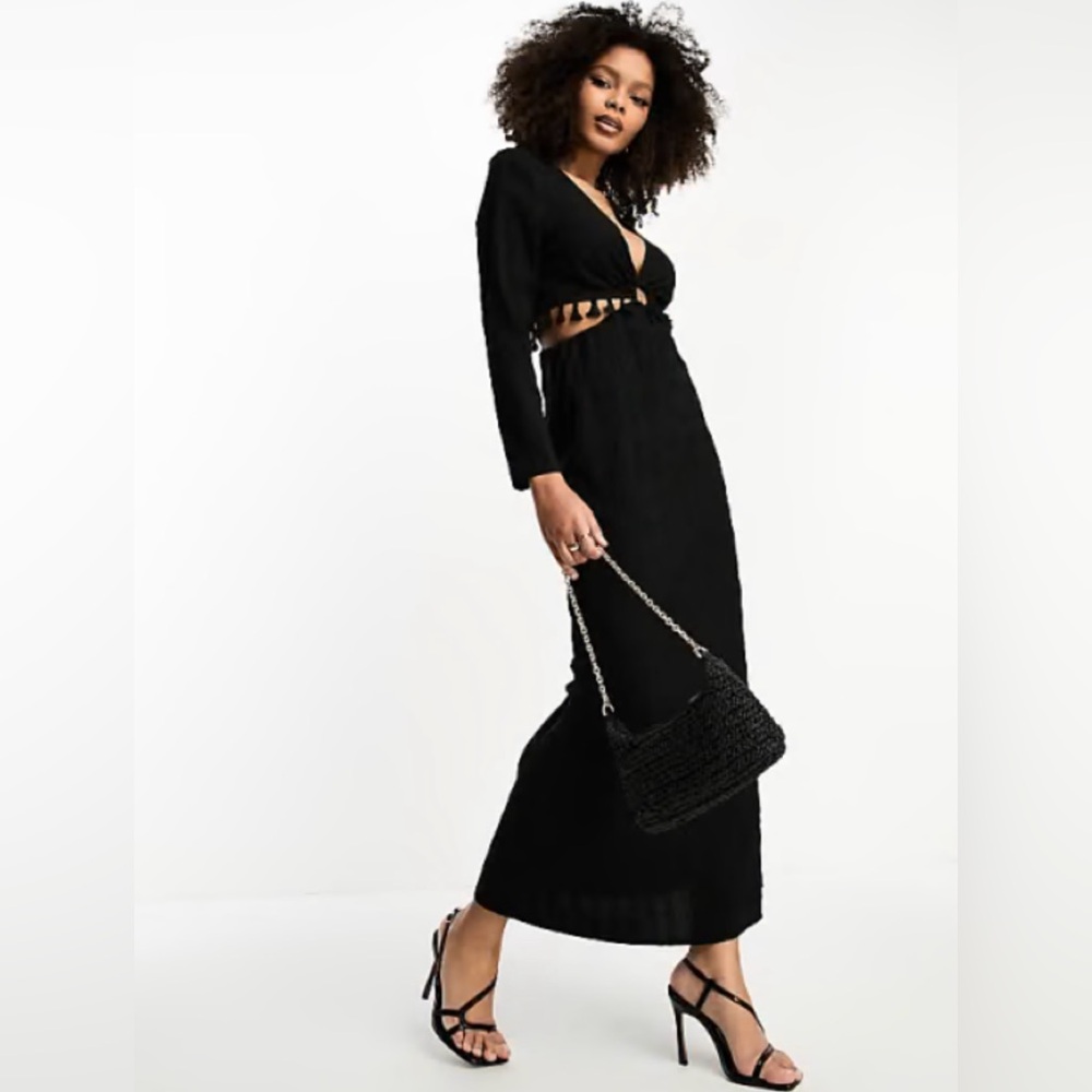Never Fully Dressed Black Long Sleeve Dress - Picture 6 of 8